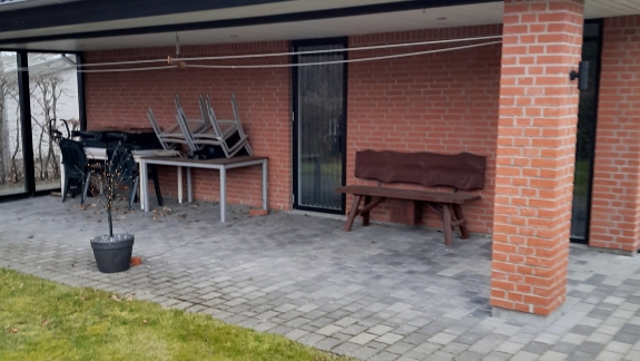 Før montering af nye vinduer i bolig i Spøttrup på Salling